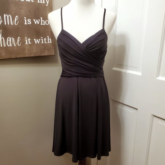NWT Sexy Express Little Black Strap Dress - Picture 7 of 7